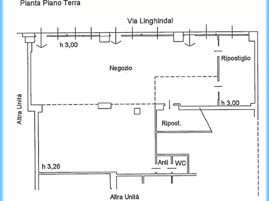 Immagine 1 di Negozio in vendita  in VIA LINGHINDAL a Venezia