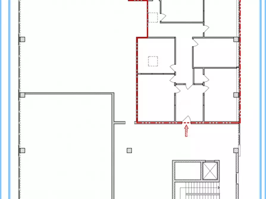 Immagine 1 di Ufficio in affitto  in VIA ISACCO PESARO a Venezia