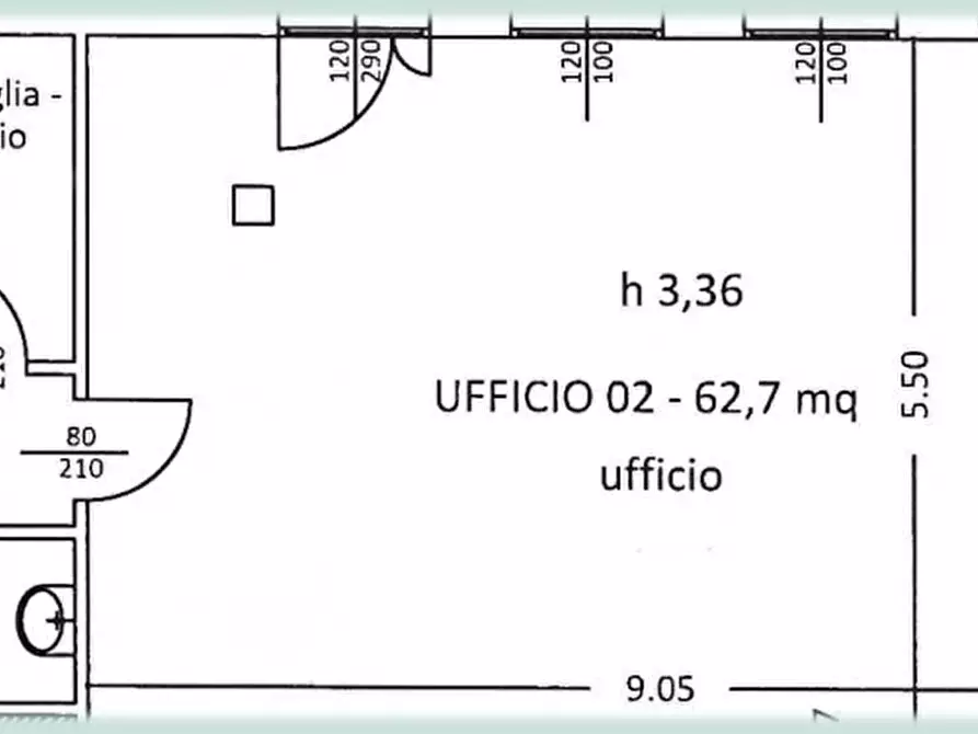 Immagine 1 di Ufficio in affitto  in VIA NAZIONALE 251 a Mira