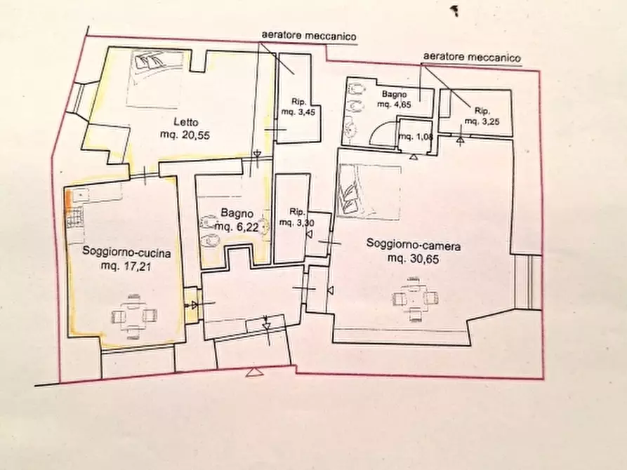 Immagine 22 di Appartamento in vendita  in Orvieto centro a Orvieto