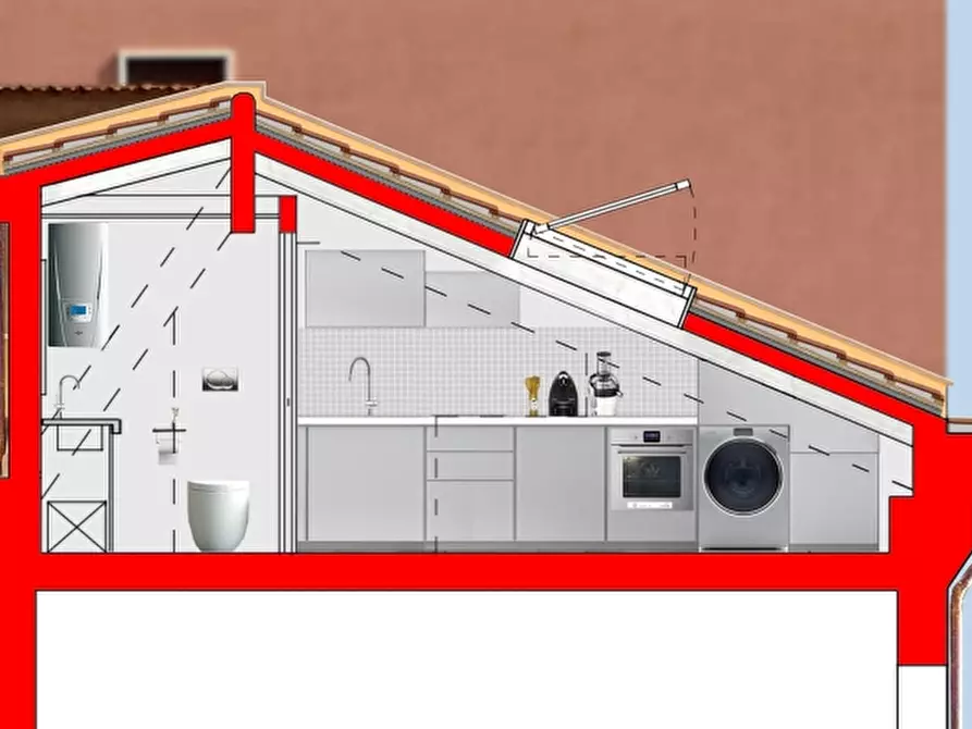 Immagine 9 di Mansarda in vendita  in Viale Angelico 57 a Roma