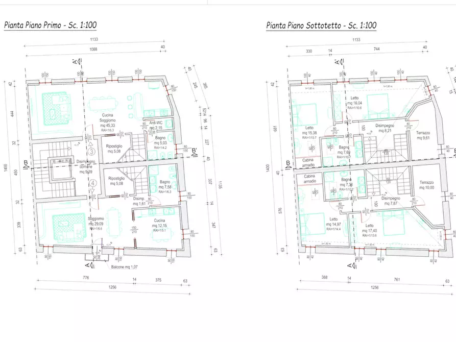 Immagine 3 di Appartamento in vendita  a Luzzara