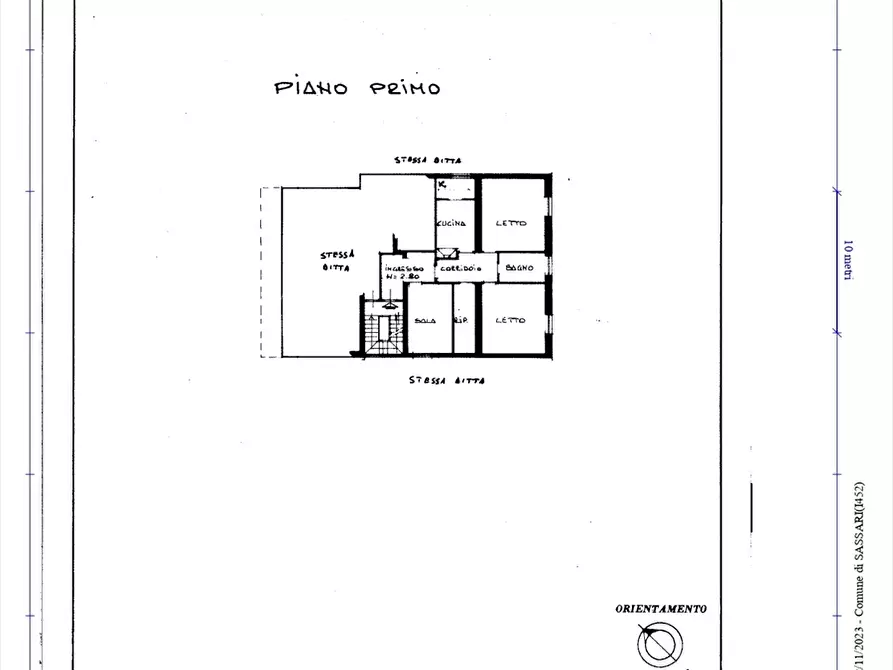 Immagine 30 di Appartamento in vendita  in Via Celestino Manunta n. 13 a Sassari