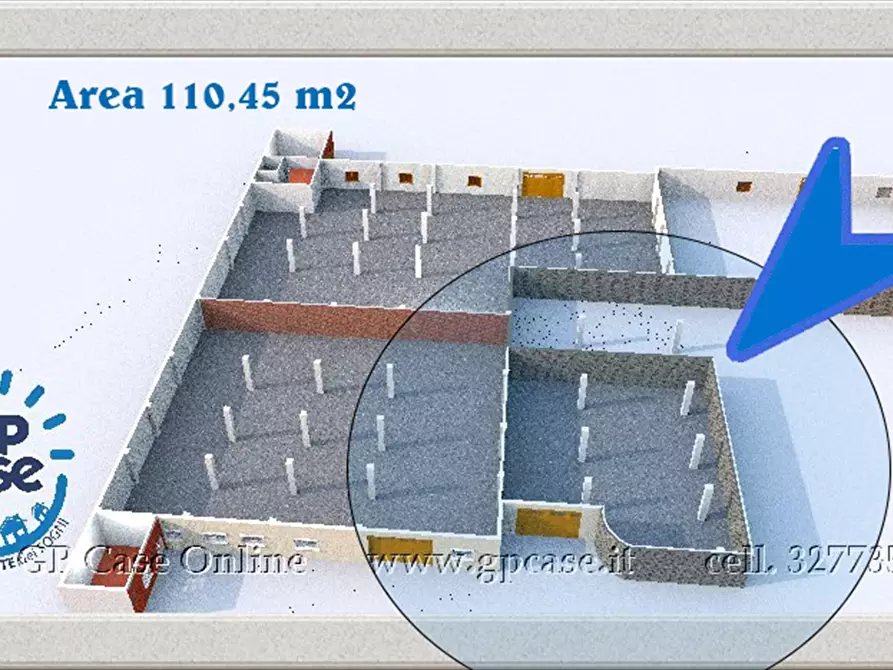 Immagine 3 di Deposito in vendita  in via alessandro guidoni a Ciampino