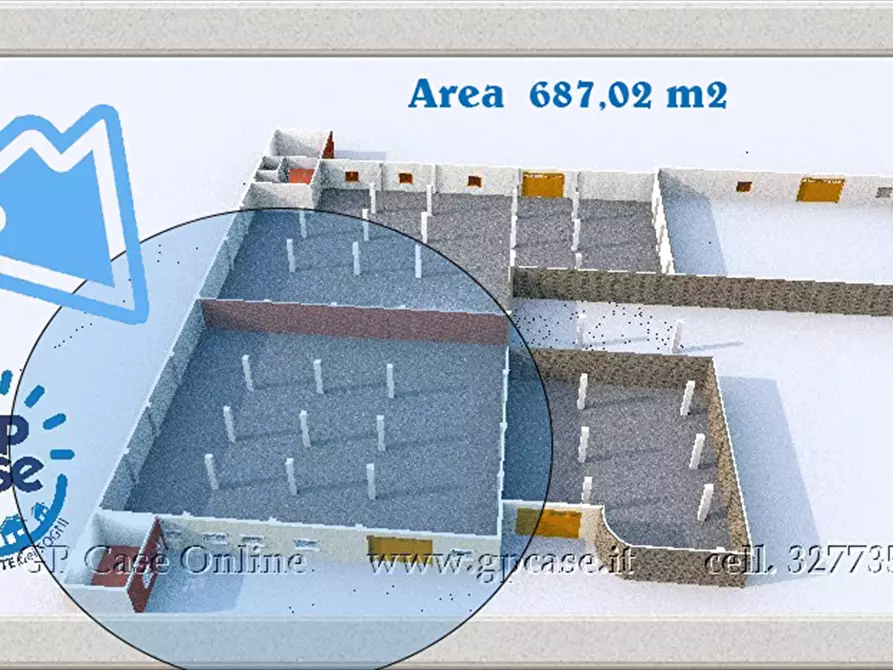 Immagine 2 di Deposito in vendita  in via alessandro guidoni a Ciampino