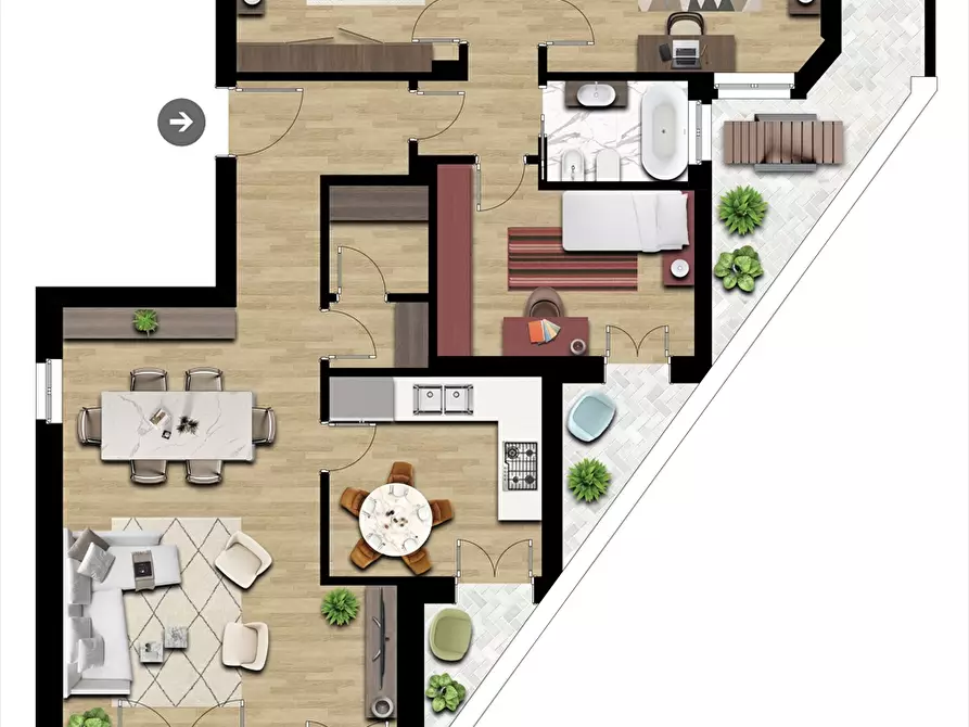 Immagine 25 di Appartamento in vendita  in Viale Gran Sasso a Chieti