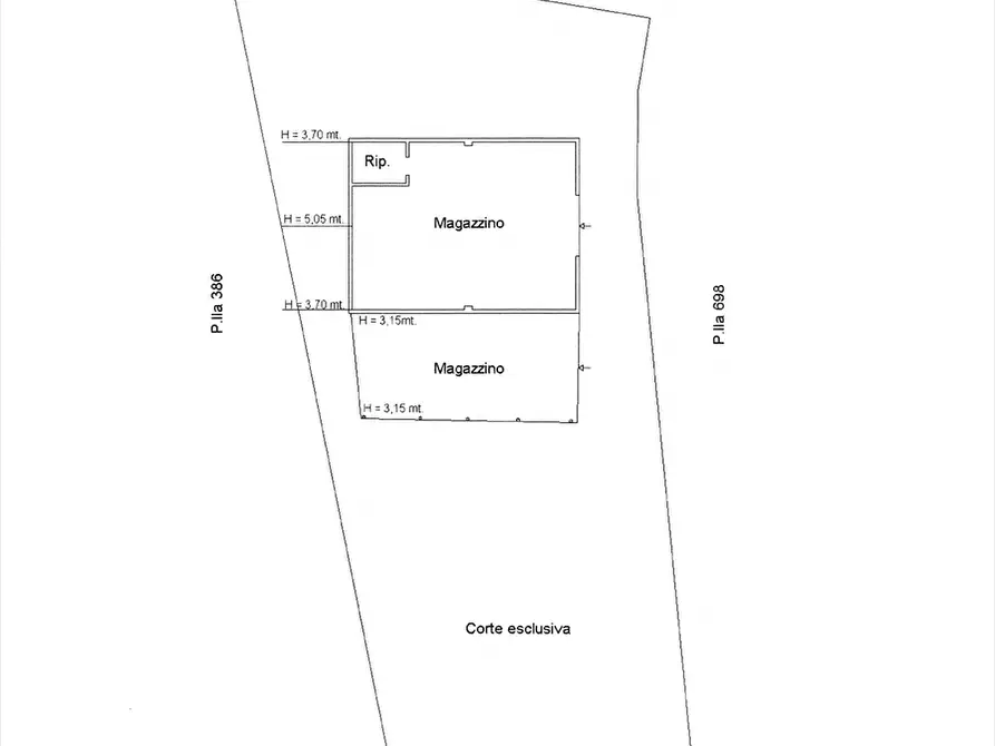 Immagine 1 di Magazzino in vendita  in via castelferrato a Torrevecchia Teatina