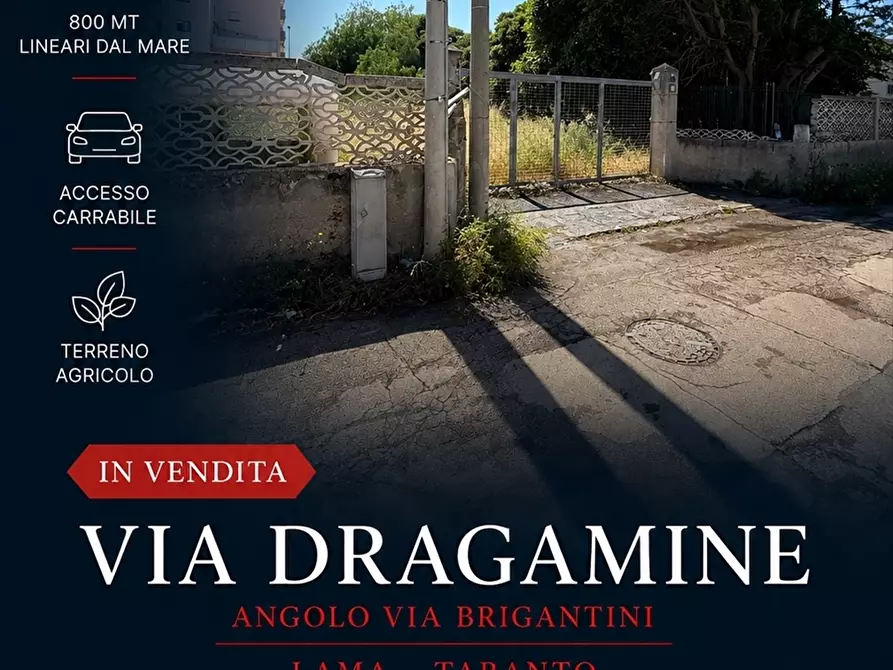Immagine 1 di Terreno agricolo in vendita  in via dragamine  a Taranto