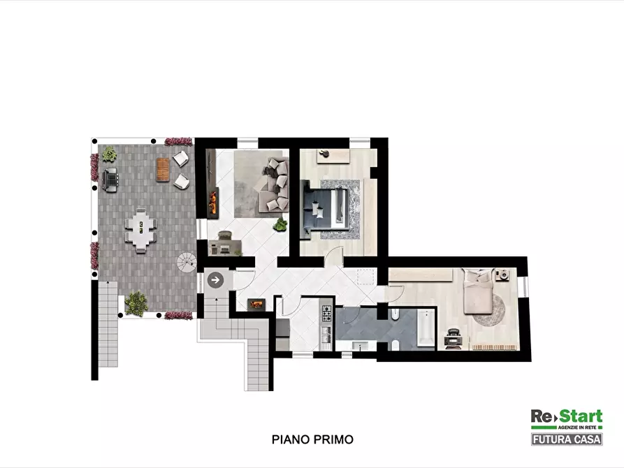 Immagine 3 di Casa indipendente in vendita  in Via Anelli Fieramosca  a Chieti