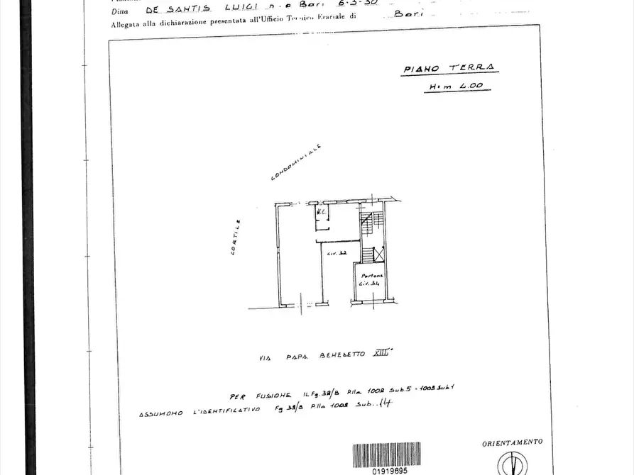 Immagine 11 di Locale commerciale in vendita  in Via Papa Benedetto XIII, 30 a Bari