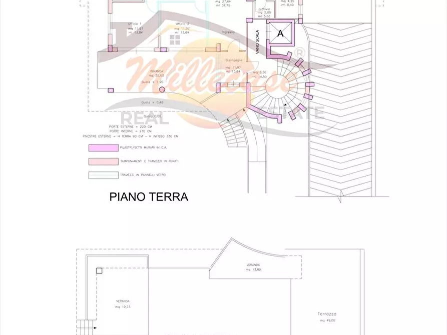 Immagine 5 di Ufficio in affitto  in VIA RENATO RANDAZZO 1 a Siracusa