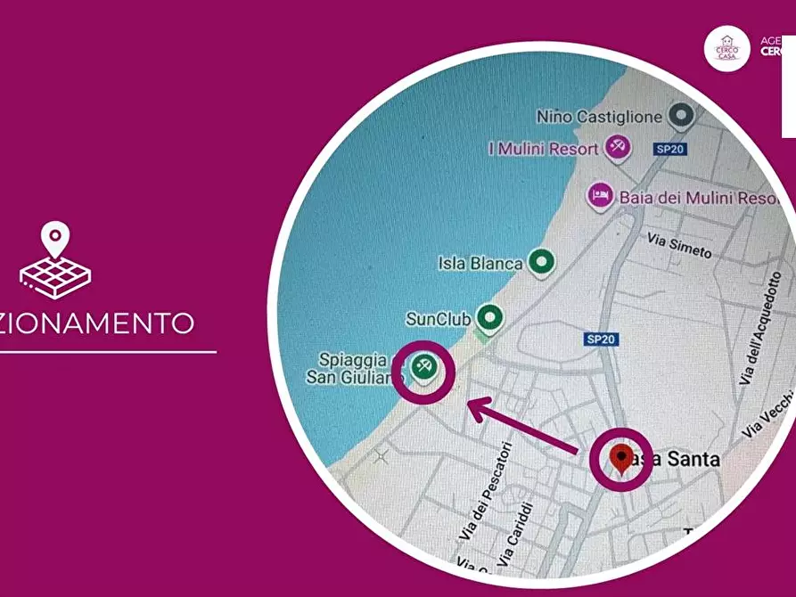 Immagine 23 di Appartamento in vendita  in zona via madonna di fatima  a Erice