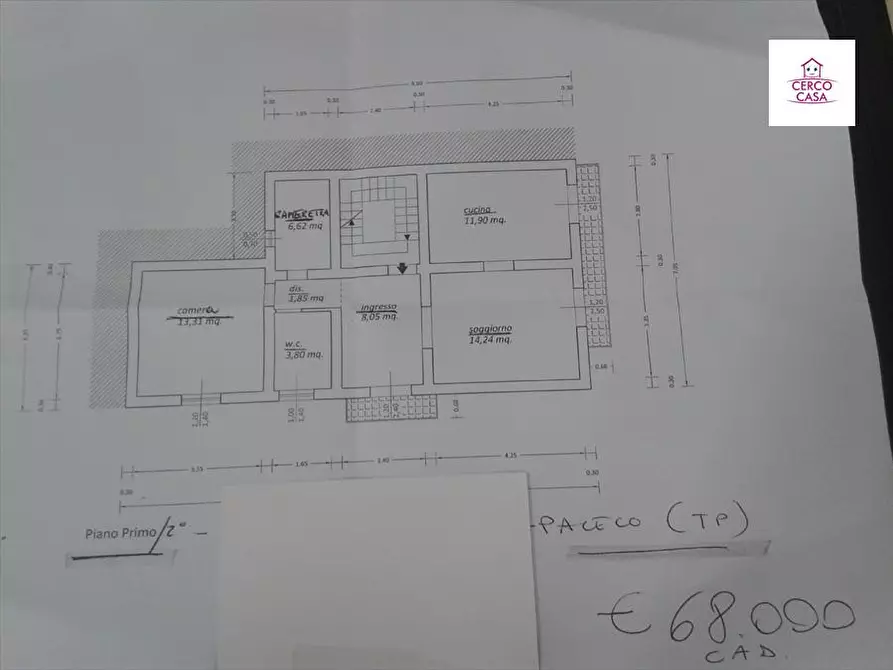 Immagine 8 di Appartamento in vendita  a Paceco