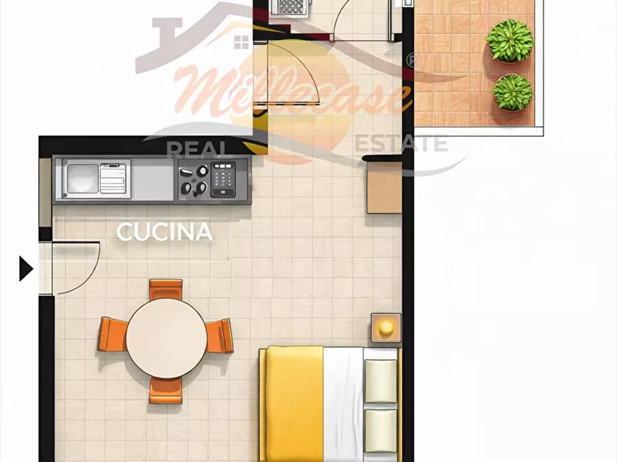 Immagine 4 di Appartamento in vendita  in via della giudecca a Siracusa