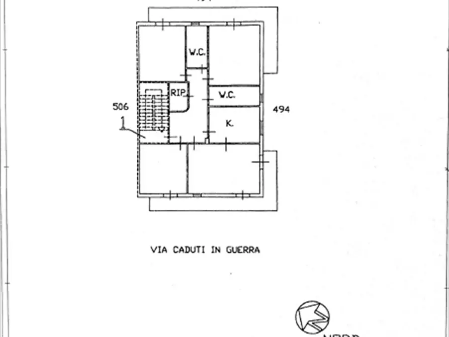 Immagine 14 di Appartamento in vendita  in via Caduti In Guerra   n°44 a Cammarata