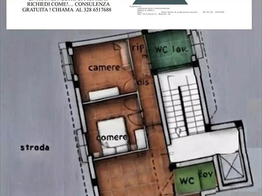Immagine 2 di Appartamento in vendita  a Baronissi