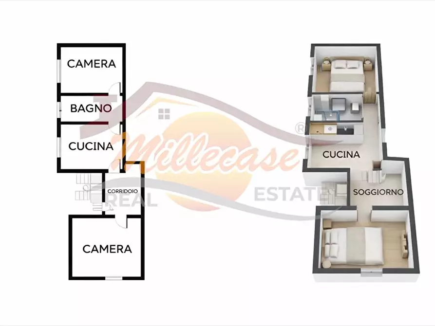 Immagine 7 di Appartamento in vendita  in via Daniele Monteleoni a Siracusa