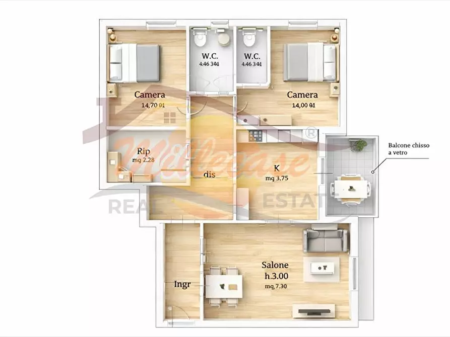 Immagine 10 di Appartamento in vendita  in via montorsoli a Siracusa