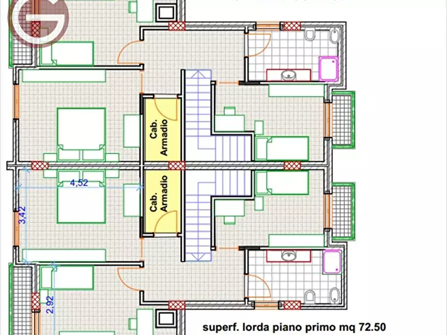 Immagine 2 di Villa in vendita  a Polistena
