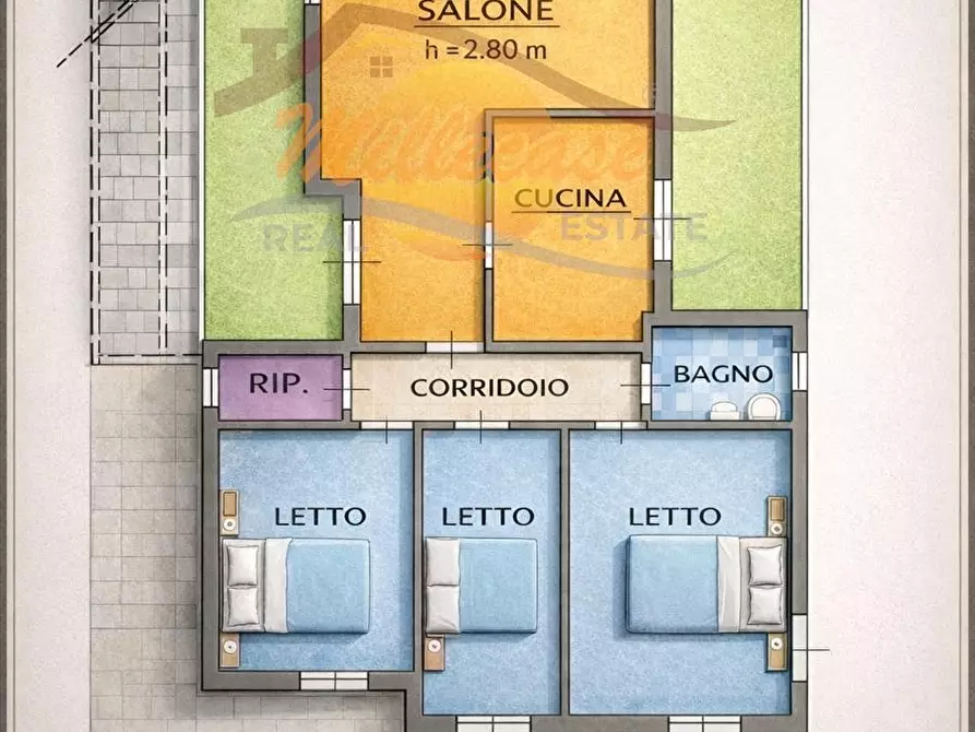 Immagine 6 di Villa in vendita  in via mar di bering a Siracusa