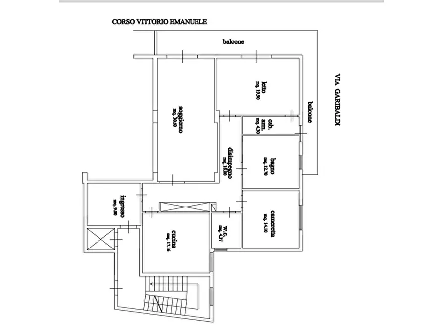 Immagine 10 di Appartamento in vendita  in Via Sottotenente Arena a Villabate