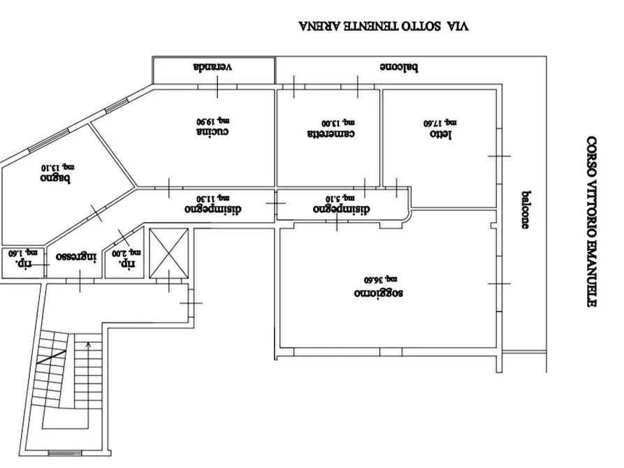 Immagine 2 di Appartamento in vendita  in Via Sottotenente Arena a Villabate