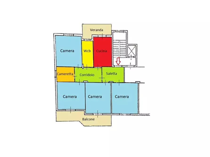 Immagine 30 di Appartamento in vendita  in Via Enrico Franco a Palermo