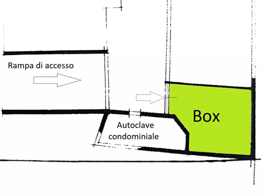 Immagine 2 di Box auto in vendita  in Via Guglielmo Pecori Giraldi a Palermo