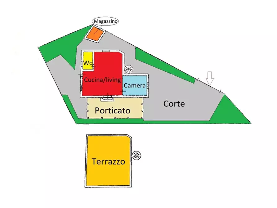 Immagine 1 di Villa in vendita  in Via Pezzingoli a Monreale