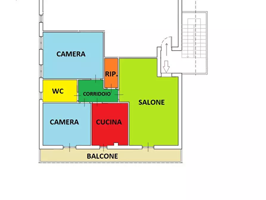 Immagine 2 di Appartamento in vendita  in Via Antonino Uccello a Palermo