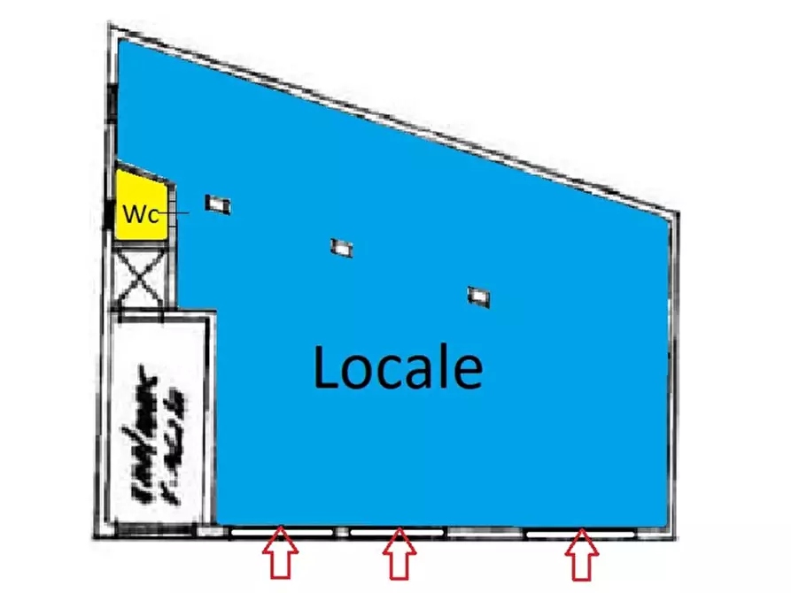 Immagine 2 di Negozio in vendita  in Via Antonio Pigafetta a Palermo