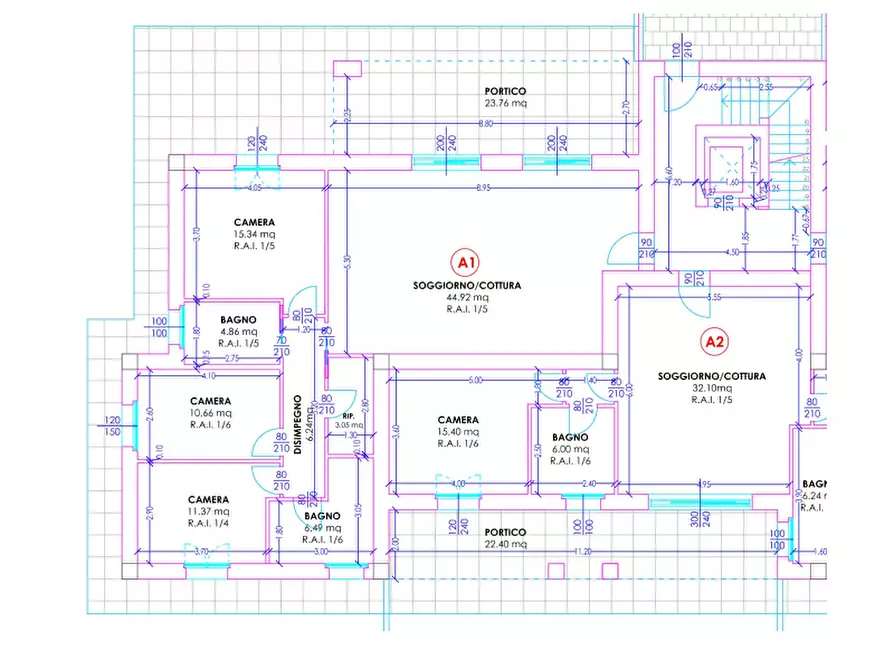 Immagine 5 di Appartamento in vendita  in Via degli Ulivi a Rovato
