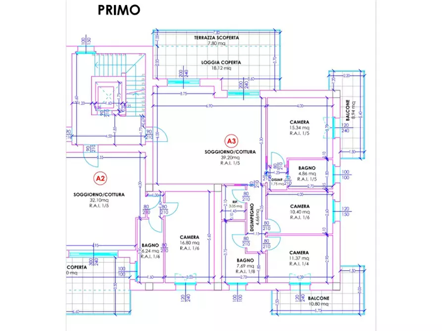 Immagine 5 di Appartamento in vendita  in Via degli Ulivi a Rovato