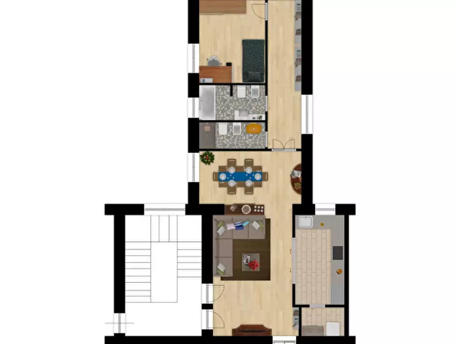 Immagine 9 di Appartamento in vendita  in Via Dardanelli a Roma