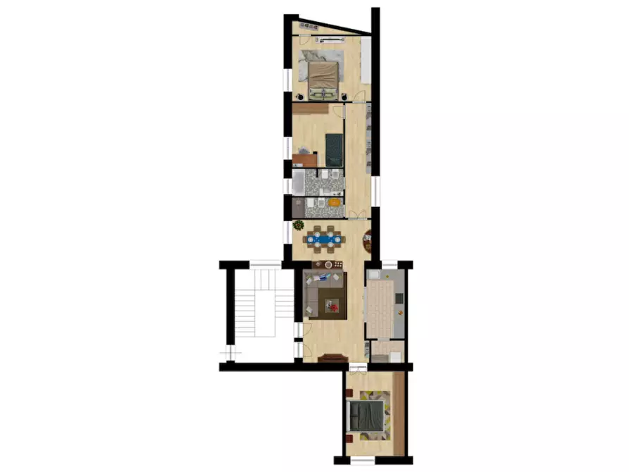 Immagine 11 di Appartamento in vendita  in Via Dardanelli a Roma