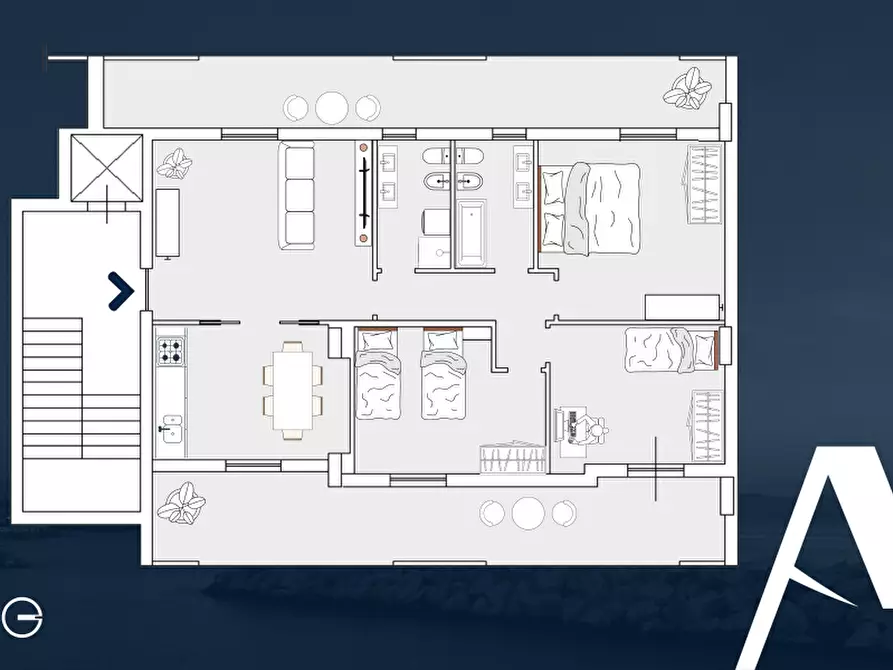 Immagine 2 di Appartamento in vendita  in Via Monfalcone a Santa Maria Capua Vetere