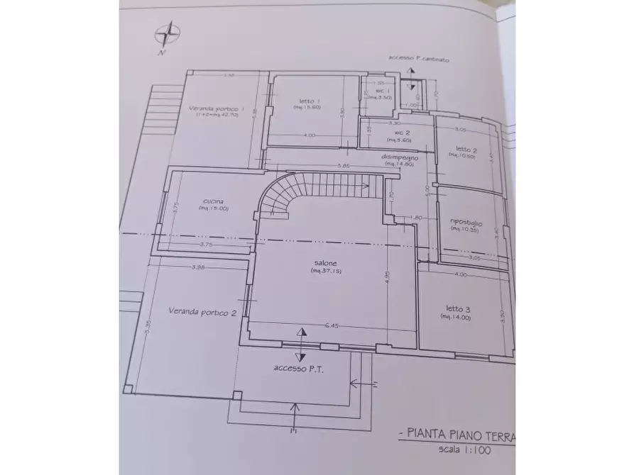 Immagine 2 di Villa in vendita  in Via Crafamo a Carini