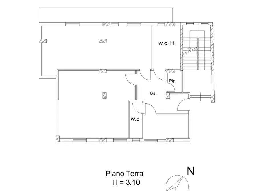 Immagine 2 di Ufficio in affitto  in Via Cappuccinelli a Sant'agata Di Militello