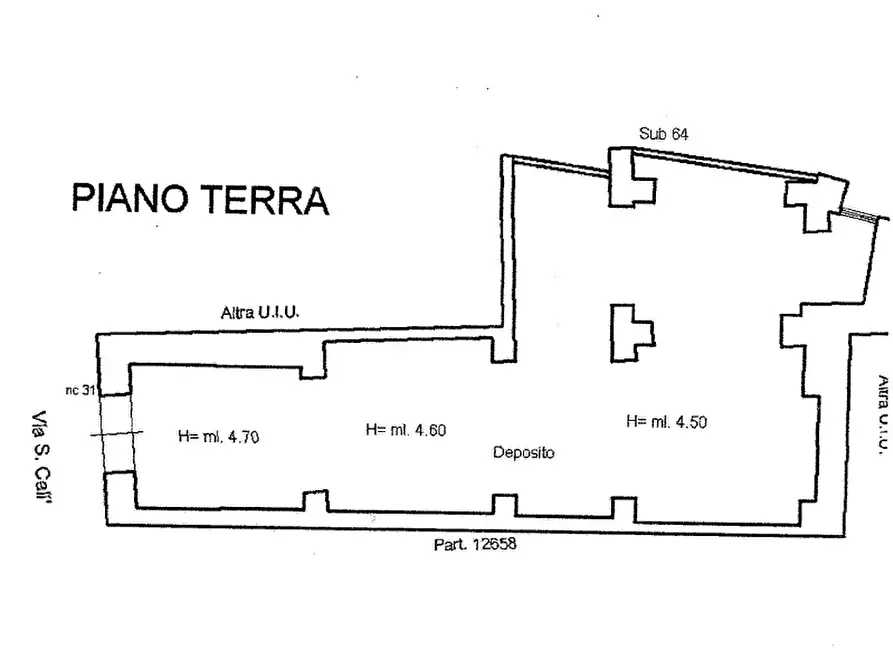 Immagine 1 di Negozio in vendita  in Via Calì a Catania