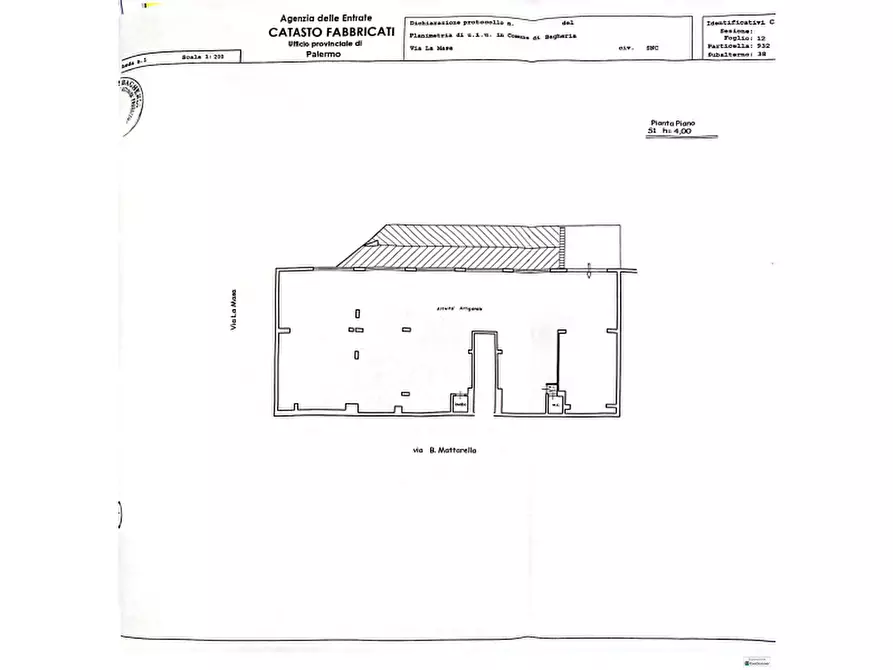 Immagine 2 di Negozio in vendita  in Via La Masa a Bagheria