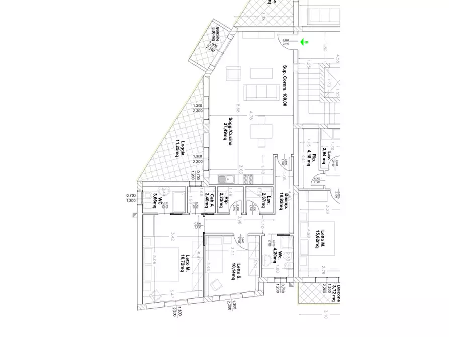 Immagine 8 di Appartamento in vendita  in Via Consolare a Santa Flavia