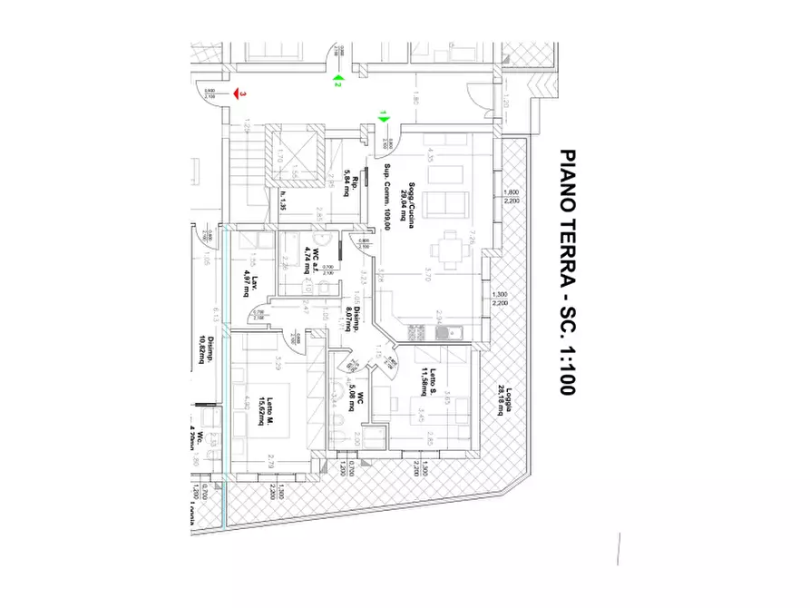 Immagine 13 di Appartamento in vendita  in Via Consolare a Santa Flavia