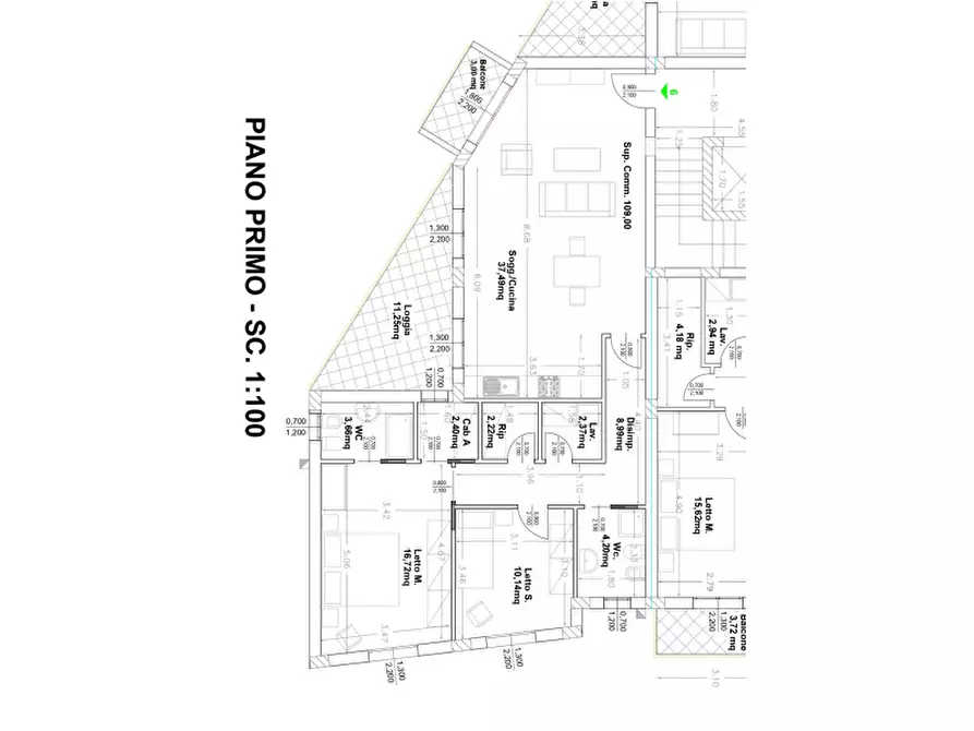 Immagine 10 di Appartamento in vendita  in Via Consolare a Santa Flavia