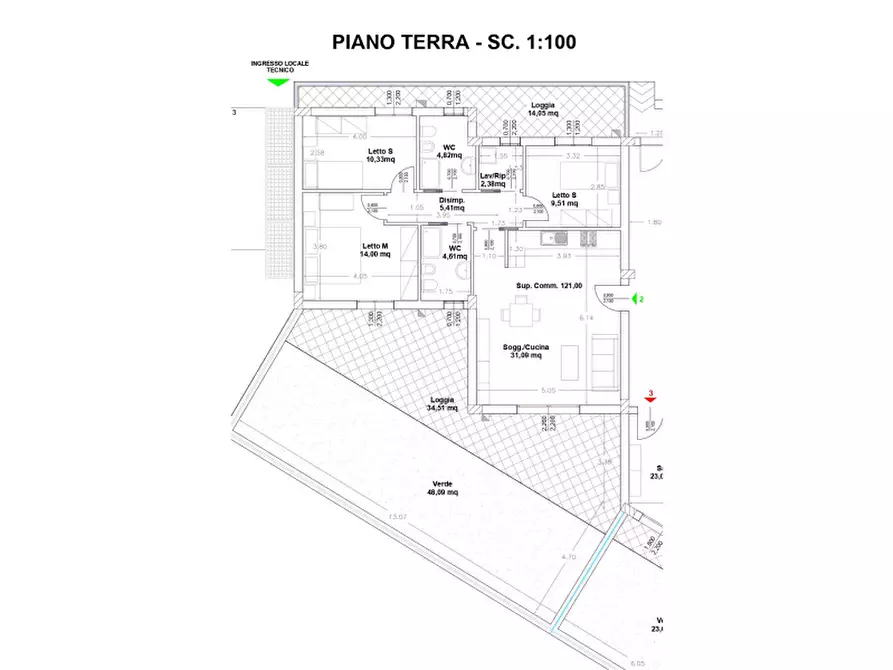 Immagine 16 di Appartamento in vendita  in Via Consolare a Santa Flavia