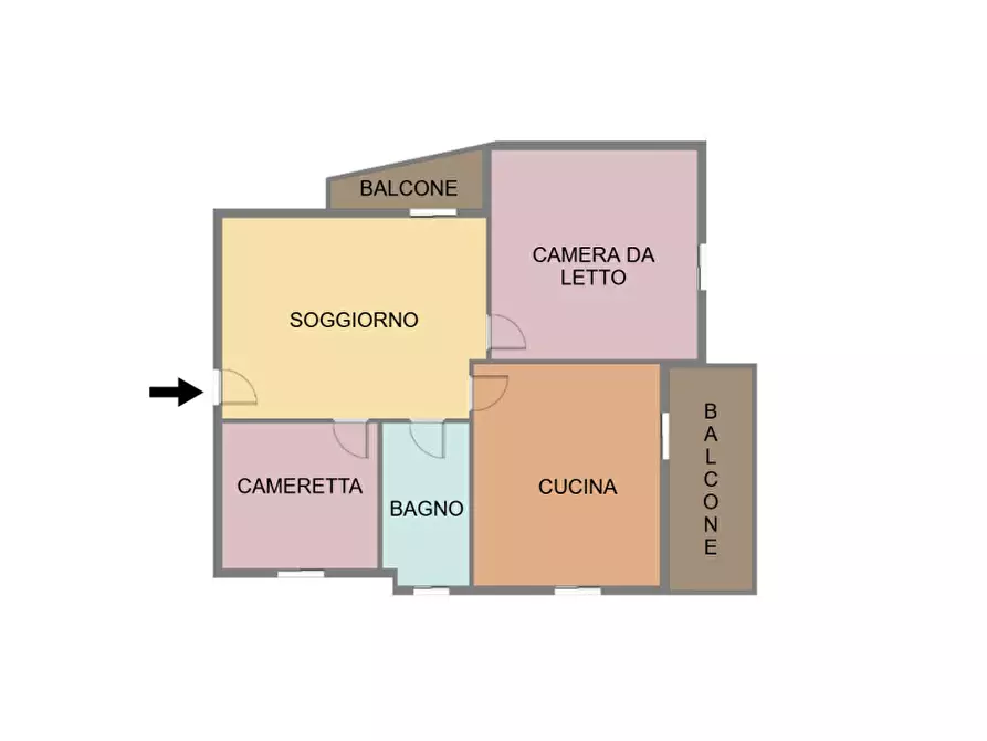 Immagine 2 di Appartamento in vendita  in Via Balzano a Boscotrecase