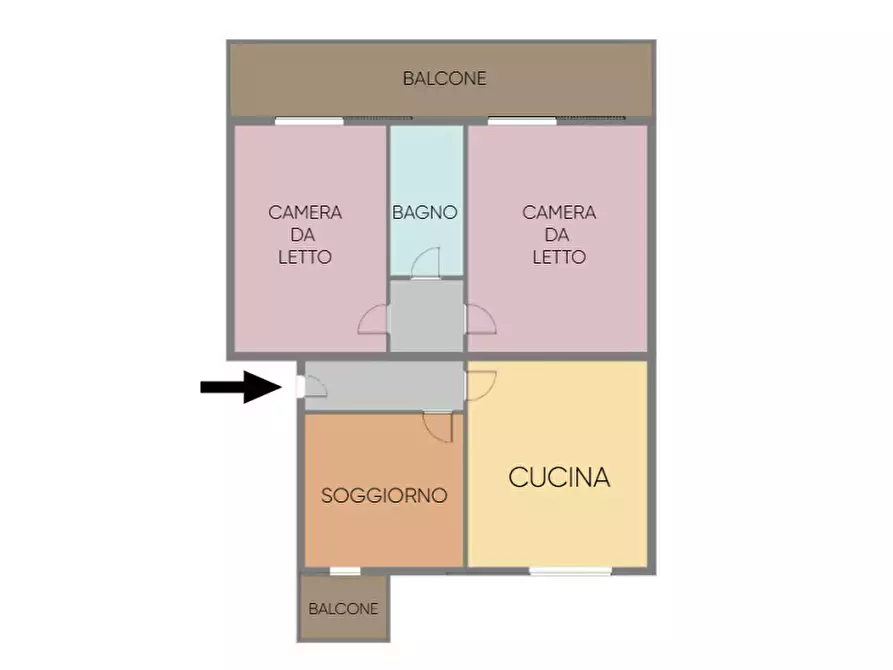 Immagine 2 di Appartamento in vendita  in Via Giovanni De Falco a Boscoreale