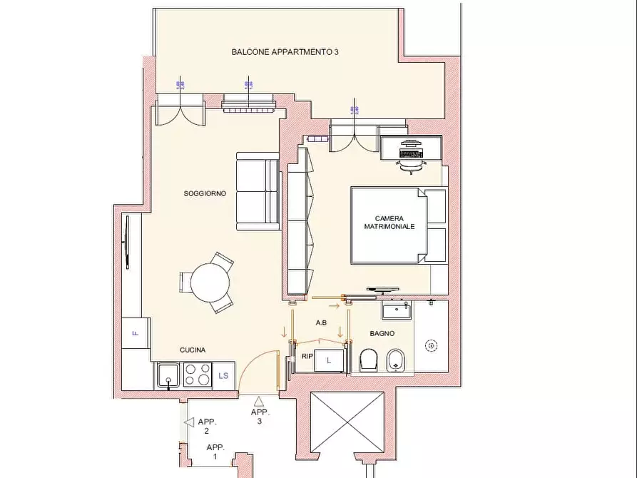 Immagine 21 di Appartamento in affitto  in Via Marco Aurelio8 a Milano