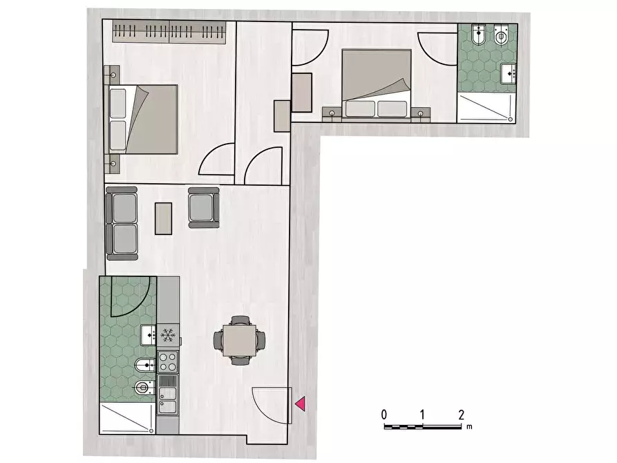 Immagine 25 di Appartamento in affitto  in Via de' Pepoli2 a Bologna