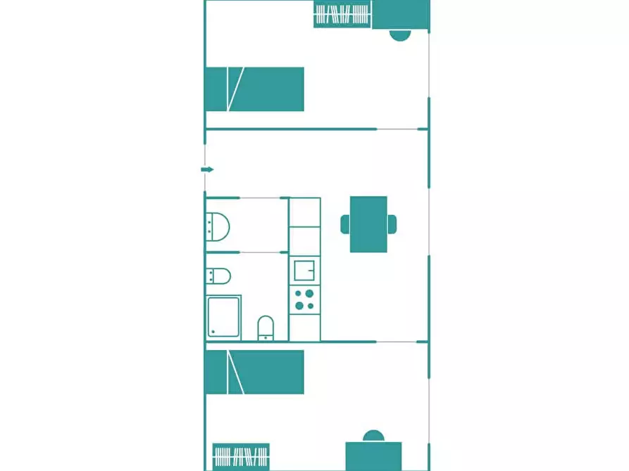 Immagine 5 di Camera in affitto  in Via Ugo Monneret de Villard1 a Milano