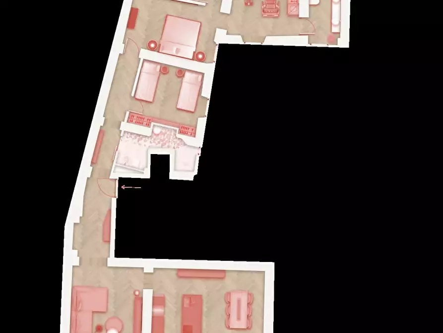 Immagine 6 di Appartamento in affitto  in Via Alessandro Manzoni25 a Milano